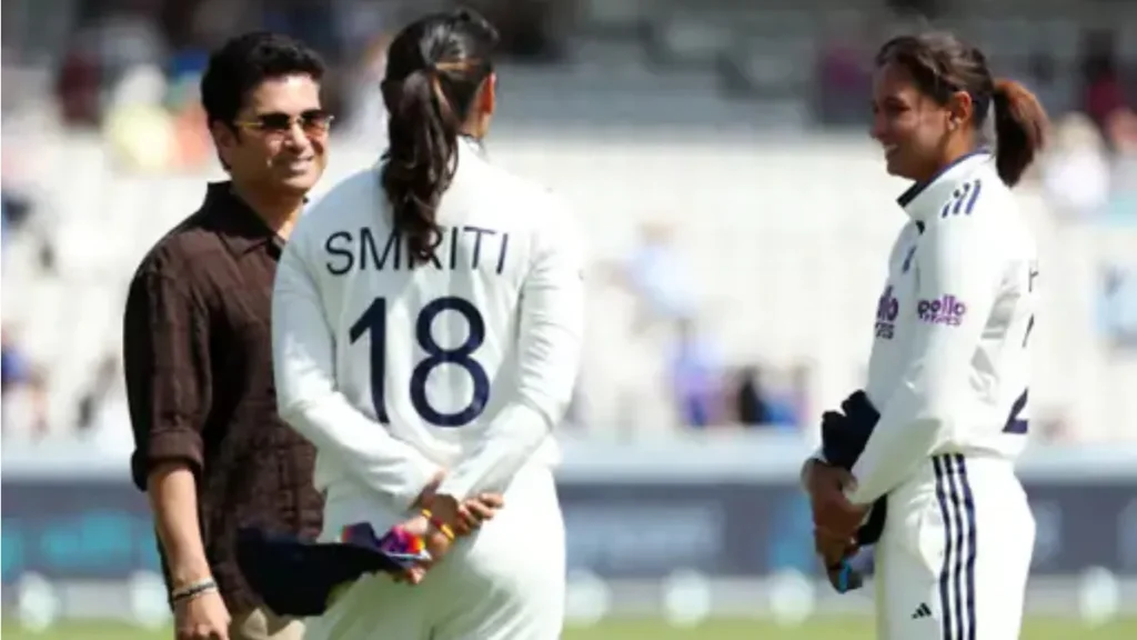 Sachin Tendulkar India vs England Womens Test At Lords