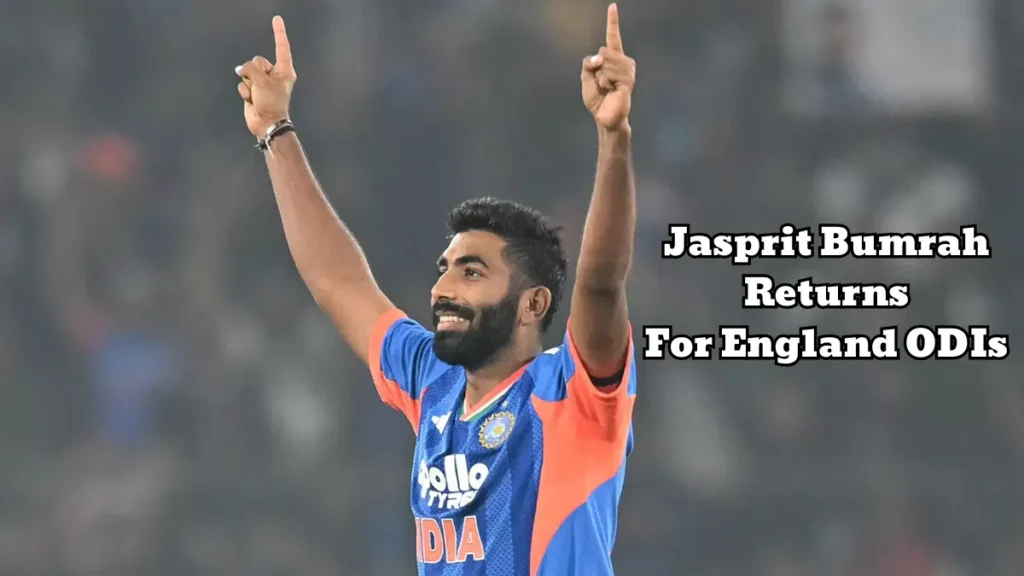 Jasprit Bumrah Returns