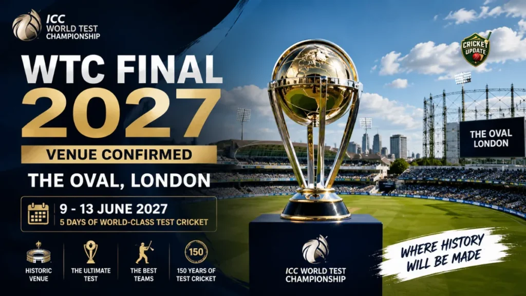 WTC Final 2027 Venue