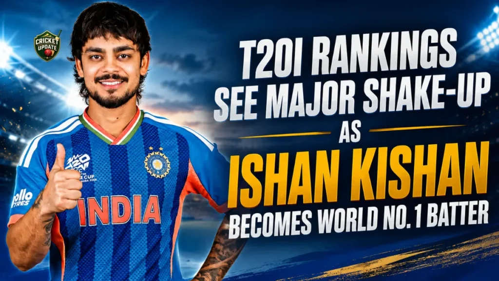 T20I rankings: Ishan Kishan