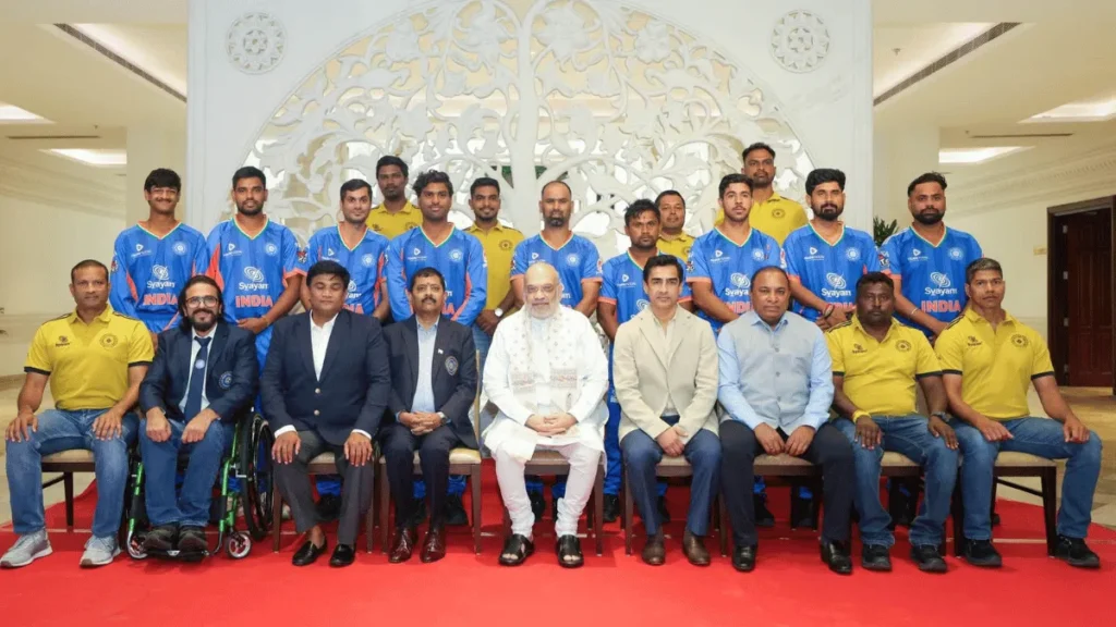 Divyang Cricket Team: Amit Shah
