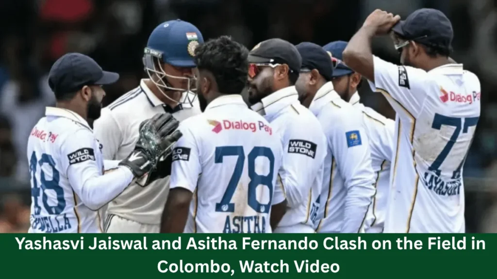 Ind vs sl test: Yashasvi Jaiswal and Asitha Fernando Clash
